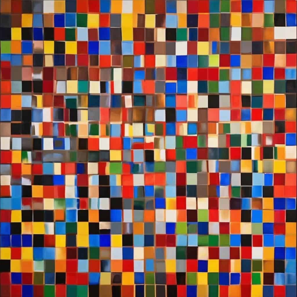 Πολύχρωμο αφηρημένο ψηφιδωτό που αναδεικνύει το χρώμα ως συναισθηματικό κώδικα.
